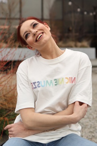 “Nic nie muszę” – AfirmaTEE w kolorze Śmietankowym🍦